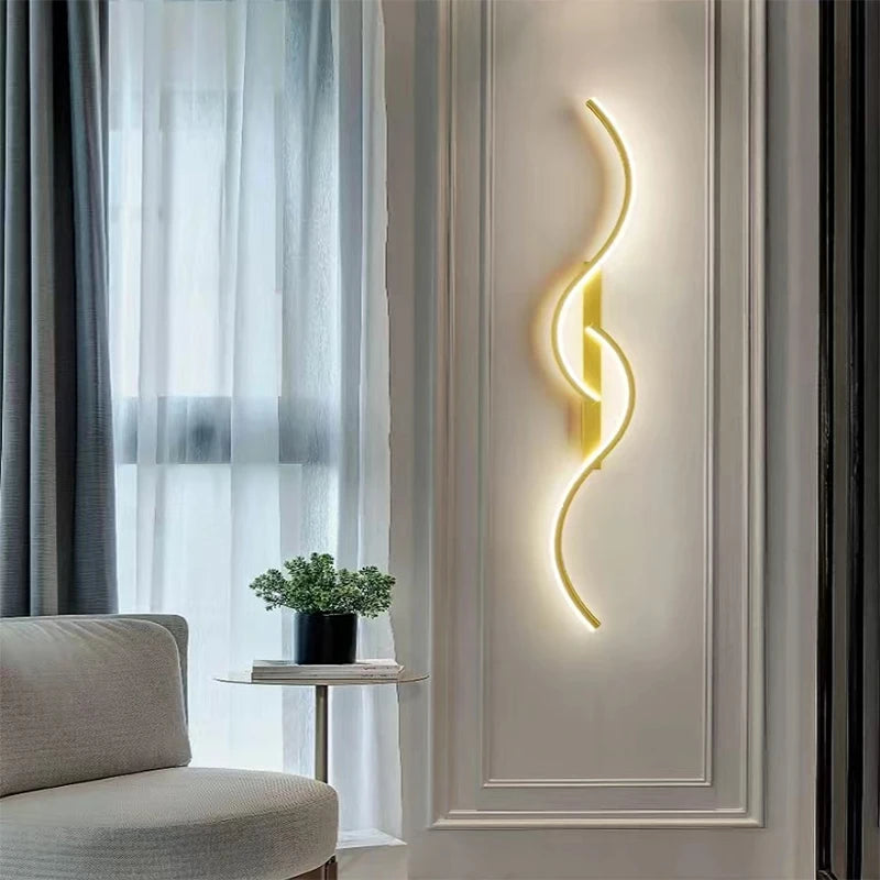 Lampe LED Murale Moderne Minimaliste - Applique Murale Longue Bande