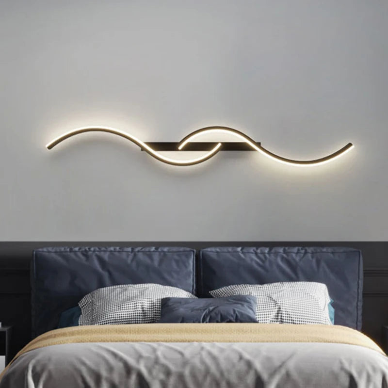 Lampe LED Murale Moderne Minimaliste - Applique Murale Longue Bande