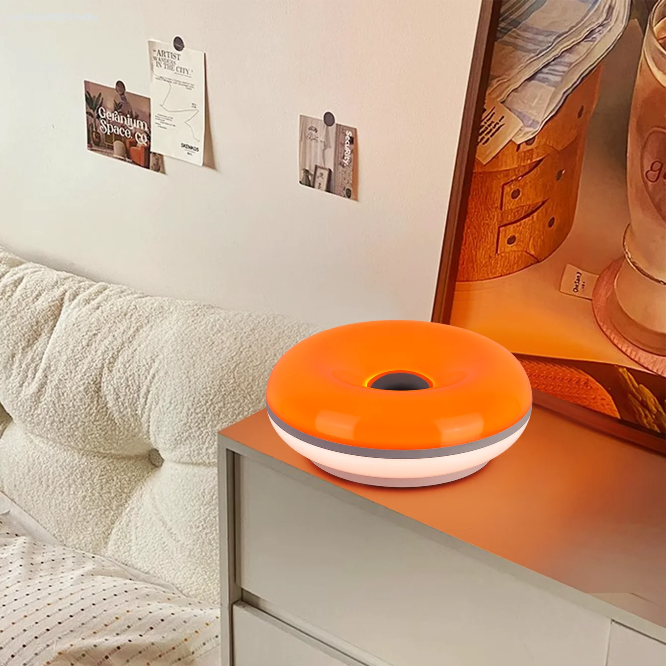 Lampe d'Ambiance Bauhaus LED RGB – Éclairage Tactile USB