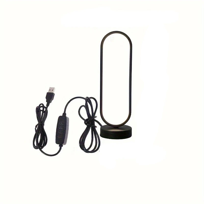 Lampe de Chevet LED Ring – Tamisage 3 Couleurs | Veilleuse Ambiance Chambre & Salon